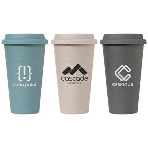 [WEQ] Equator - 9 oz Double Wall Ceramic Tumbler with Silicone Lid