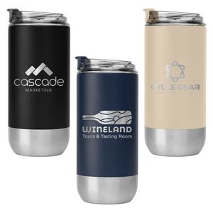 [WEU-L] Glacier - 16 oz. Double-Wall Recycled Stainless Steel Tumbler - Laser