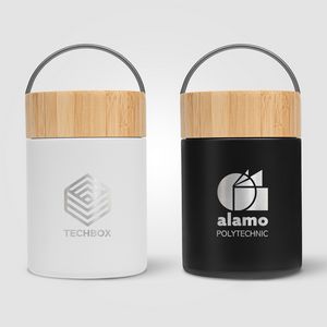 [WFQ-L] Reborn Recycled Stainless Steel Food Container - 17 oz. - Laser Engraved