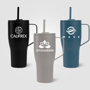[WGB] Majesty Recycled Stainless Steel Straw Tumbler - 30 oz.