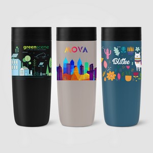 [WGD-C] Majesty Recycled Stainless Steel Tumbler - 13 oz. - ColorJet