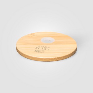 Cádiz Glass Bamboo Lid Tumbler - 17 oz. - Laser Engraved