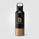 Auric Recycled Stainless Steel Vacuum Insulated Bottle - 22.5 oz. - Laser Engraved