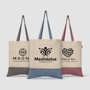 Quebec - 5 oz. Two-Tone Recycled Cotton Tote