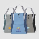 Jorn Recycled T400 Polyester Convertible 2-in-1 Tote Backpack - 16L - Heat Transfer