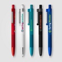 Lisbon Recycled Aluminum Monochrome Fidget Stylus Pen -ColorJet