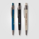 Malmö Recycled Aluminum Soft Touch Barrel Pen - ColorJet