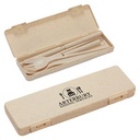 6-in-1 Portable Wheatstraw Tableware Set