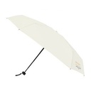Elements 39" Recycled rPET Manual Mini Folding Umbrella - Cream