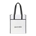 Harlow Laminated Recycled Non-Woven Shopper - Black