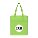 Arlo Recycled rPET Deluxe Shopper - Lime Green