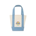 Mini Canvas Tote - Pastel Blue