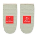 La Cuisine Recycled Cotton Oven Mitt Set - AWARE™ - Light Grey
