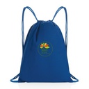Impact AWARE™ Recycled Cotton Cinchpack 145g - Blue