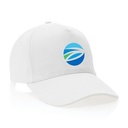 Impact 5 Panel 280gr Recycled Cotton Cap - AWARE™ - White
