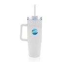 Tana Plastic Tumbler with Handle 900ML - White