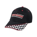 Merrimack Hat Co.® Checkered Flag Race Hat - Black-White