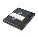 Moleskine® Large Volant and GO Pen Gift Set - Black