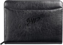 Renaissance Italian Style Leather Zippered Padfolio with FSC® Mix Paper
