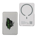 Slimline 5000mAh 20W PD Aluminum Power Bank with 15W Magnetic Wireless Char