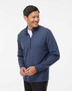 Adidas® 3-Stripes Quarter-Zip Sweater