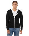 BELLA+CANVAS® Unisex Triblend Full-Zip Lightweight Hoodie