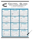 Triumph® Calendars Span-A-Year (Laminated with Marker) Calendar