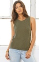 BELLA+CANVAS® Women's Flowy Scoop Muscle Tank Top
