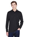 Core 365™ Adult Pinnacle Performance Long-Sleeve Piqué Polo with Pocket