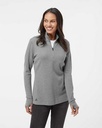 Adidas® Women's 3-Stripes Quarter-Zip Sweater