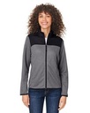 Core 365™ Women's Venture Heathered Stripe Hybrid Jacket
