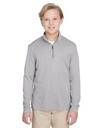 Team 365® Youth Zone Sonic Heather Performance Quarter-Zip Pullover
