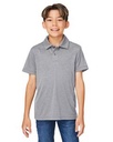 Team 365® Youth Zone Sonic Heather Performance Polo