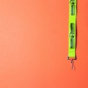 Silkscreened Flat Polyester Lanyard - 1/2" W x 36" L