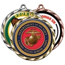 Digistock Medals - Raised Dart Patterned Border with 2" DIA Insert