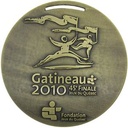 Diestruck Antiqued Medals - 3" DIA