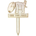 Custom Wood Garden Stakes - 3" W x 8" H x 1/4" D