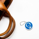 PVC Fob with Keyring - 1 3/4" W x 1 3/4" H
