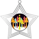 Digistock Ornaments - Silver Star