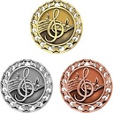 Stock Star Sports Medals - Music