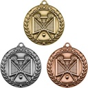 Stock Small Academic & Sports Laurel Medals - Lacrosse