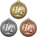 Stock Small Academic & Sports Laurel Medals - 10K