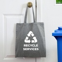 Savannah Cycle 4.5 oz Recycled Cotton Tote: Premium: Premium
