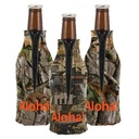 Trademarked Camo Zippered Bottle Coolie