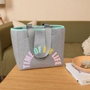 Heathered Jersey Knit Neoprene Small All Day Tote