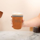 Coffee Sleeve - Medium - Suede'ish Neoprene