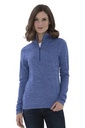 ATC™ Dynamic Heather Fleece 1/2 Zip Ladies' Sweatshirt
