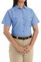 Red Kap® Industrial Short Sleeve Ladies' Work Shirt