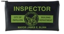 Horizontal Laminated Nylon Bank Bag w/Zipper