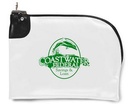 10.5"x9" Expanded Vinyl Curved Zipper Bank Bag w/Standard Swing Lock